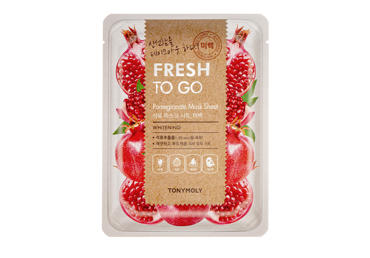 TONYMOLY Fresh To Go Pomegranate Mask Sheet Lakštinė veido kaukė, 25 g