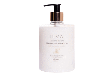 Skystas muilas IEVA medaus ir avokado 0,5 L