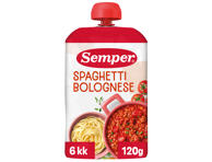 Patiekalas Spagetti bolognese nuo SEMPER RTE 6mėn., 120 g