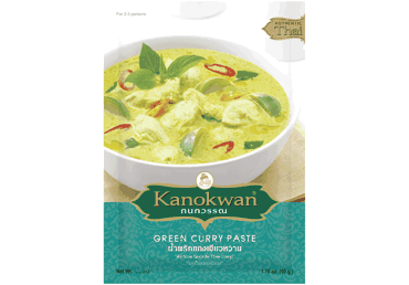 Žalioji kario pasta KANOKWAN, 50 g