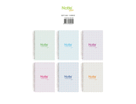 Sąsiuvinis langeliais su spirale 80 lapų (A4), 1 vnt