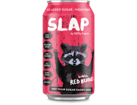 Raudonųjų uogų skonio skonio gėrimas su skaidulomis ir natūraliu saldikliu SLAP, 330 ml