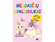 Knyga MERGAIČIŲ SPALVINUKAI, 1 vnt