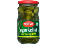 Marinuoti agurkėliai SPILVA, 330 g