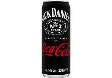 Alkoholinis kokteilis JACK DANIEL'S & COCA-COLA, 330 ml