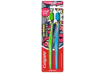 Dantų šepetėliai COLGATE ULTRA SOFT, 2 vnt., 2 vnt. - 2