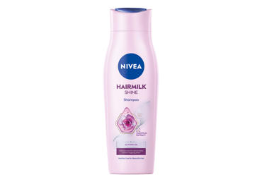 NIVEA® Hairmilk Natural Shine žvilgesio suteikiantis šampūnas, 250 ml