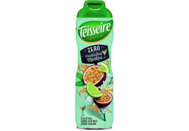 Sirupas su saldikliais TEISSEIRE, pasiflorų, žal.citrinų sk., 600 ml - 2