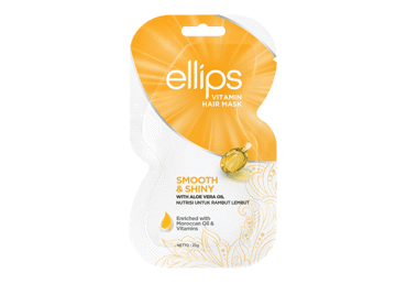 Plaukų kaukė Ellips Smooth & Shiny, 20 g