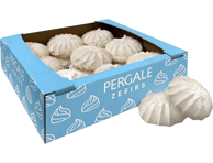 Zefyrų puselės PERGALĖ, vanilės skonio, 505 g