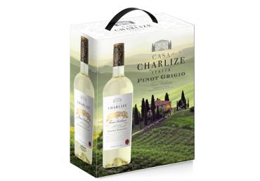 CASA CHARLIZE Pinot Grigio, Sausas baltasis vynas 
