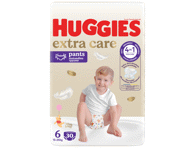 Sauskelnės kelnaitės HUGGIES EXTRA CARE, 6, 15-, 30 vnt, 25 kg