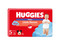 Sauskelnės-kelnaitės HUGGIES PANTS 5 JUMBO BOY, 12-17 kg, 34 vnt.