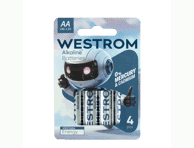 Elementai WESTROM AA, LR6, 1,5 V, 4 vnt.