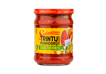 SUSLAVIČIAUS trintų pomidorų padažas (daržovinis), 480 g