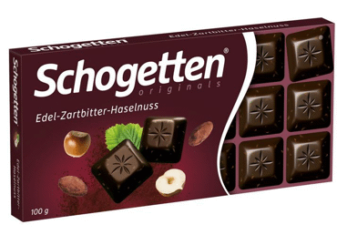Šokoladas SCHOGETTEN NUTS IN DARK, 100 g, 100 g Šokoladas SCHOGETTEN NUTS IN DARK, 100 g, 100 g