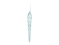 Stiklinis Kalėdų eglutės žaisliukas,žydras