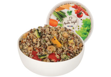 Bolivinės balandos ir daržovių salotos su avinžirniais, 1 kg