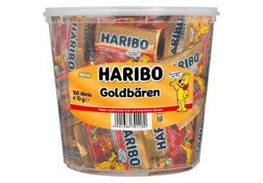 Guminukai HARIBO MINI GOLDBAREN, 1 kg - 1