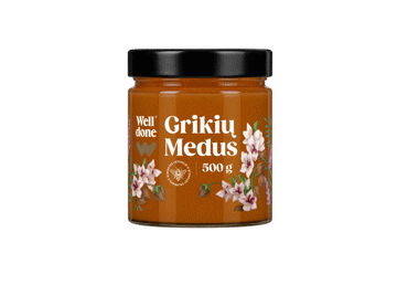 Grikių medus WELL DONE, 500 g