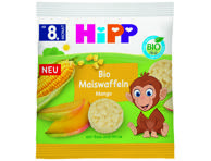 Ekologiški kukurūzų paplotėliai su mangais HiPP