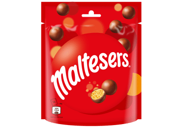Pieninio šokolado saldainiai MALTESERS su traškiu įdaru, 135 g