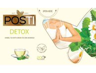 Žalioji arbata POSTI PREMIUM DETOX, 30 g