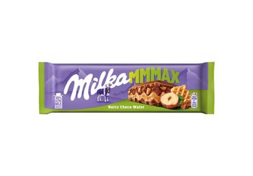 Pieninis šokoladas MILKA su lazdynų riešutais ir vafliais, 270 g