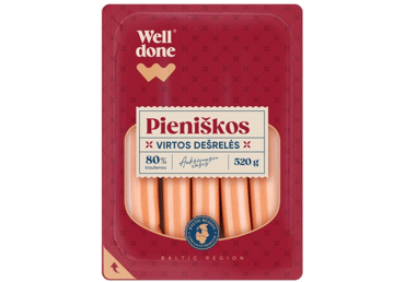 Virtos dešrelės WELL DONE, a. r., 520 g