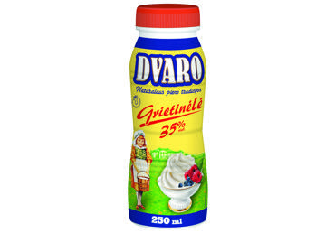 Grietinėlė DVARO 35% rieb., sterilizuota, 250ml