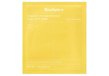 Lakštinė veido kaukė BIODANCE Radiant Vita Niacinamide Real Deep Mask