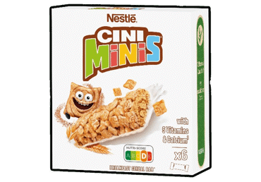 Dribsnių batonėlis NESTLE CINI MINIS 6x25g, 150 g