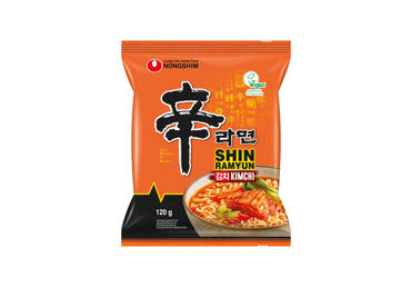 Greitai paruošiami makaronai NONGSHIM KIMCHI, 120 g