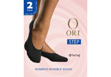 Moteriškos pėdutės ORI STEP TAC 39-42, nero