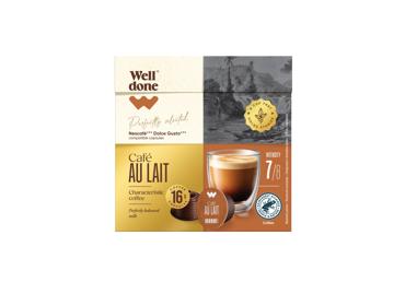 Kavos kapsulės WELL DONE CAFÉ AU LAIT, 160 g