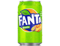 Gaivusis gėrimas FANTA, egzotinių vaisių skonio, 330 ml