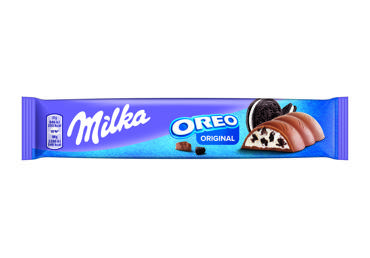 Pieninio šokolado batonėlis MILKA su vanilės skonio įdaru, 37 g