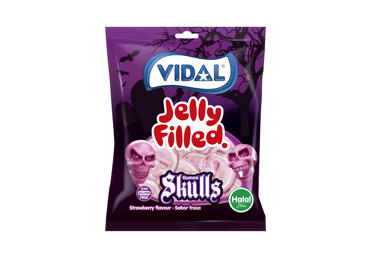 Guminukai VIDAL JELLY FILLED SKULLS, 90 g