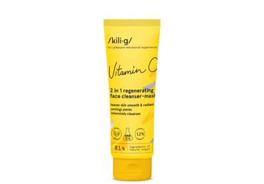 KILIG VITAMIN C 2in1 regeneruojantis veido prausiklis - kaukė su AHA rūgštimis 75 ml