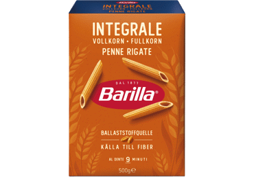 Pilno grūdo makaronai BARILLA PENNE RIGATE, 500 g