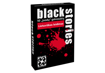 Stalo žaidimas BLACK STORIES LT BRAIN GAMES