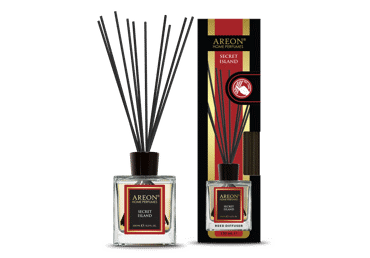 Namų kvapas su lazdelėmis AREON Lux Secret Island, 150 ml