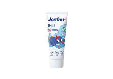 Vaikiška dantų pasta JORDAN vaisių skonio,0-5 metai, 50 ml - 2