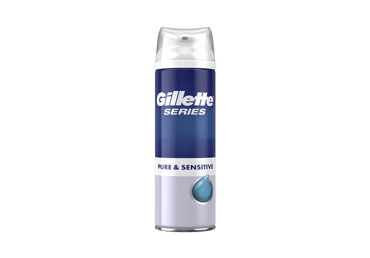 Vyriška skutimosi želė GILLETTE SERIES PURE AND SENSITIVE, 200 ml Vyriška skutimosi želė GILLETTE SERIES PURE AND SENSITIVE, 200 ml