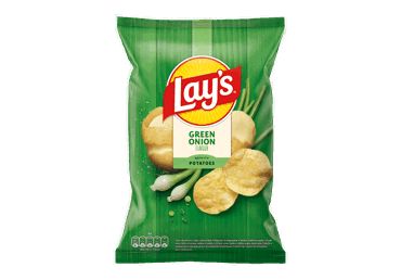 Bulvių traškučiai LAY'S, svogūnų laiškų skonio, 130 g - 1