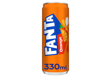 Gazuotas gėrimas FANTA ORANGE, 330 ml