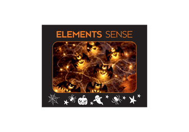 Šviečianti Helovino dekoracija ELEMENTS SENSE - 1