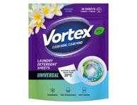 Skalbimo lapeliai VORTEX Laundry Detergent Sheets Universal, 20 vnt