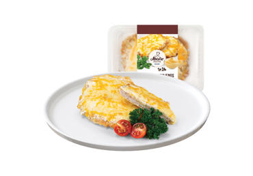 Apkeptas kiaulienos karbonadas su pikantišku padažu, 320 g