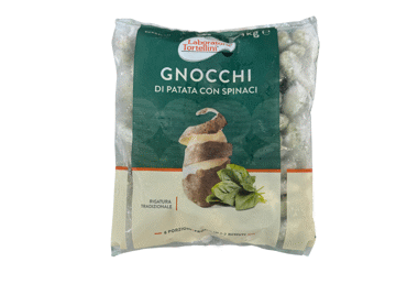 Šaldyti bulvių kukuliai GNOCCHI su špinatais, 1 kg